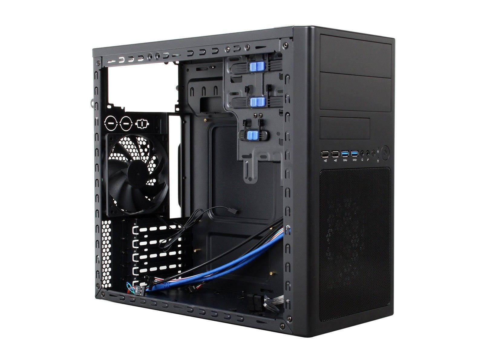 Rosewill Micro-ATX Mini Tower Computer Case with Dual USB 3.0 Dual Fans and