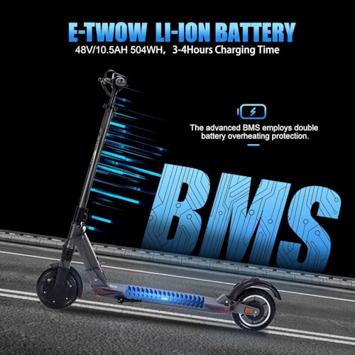 ETWOW GT Series Electric Scooter (GTS | GT SE | GT SL). The Ultimate Commuter Scooter. Lightweight (All Models Under 29 lbs). Fast. Foldable. Range up to 31 Miles. UL 2272 Certified by SGS