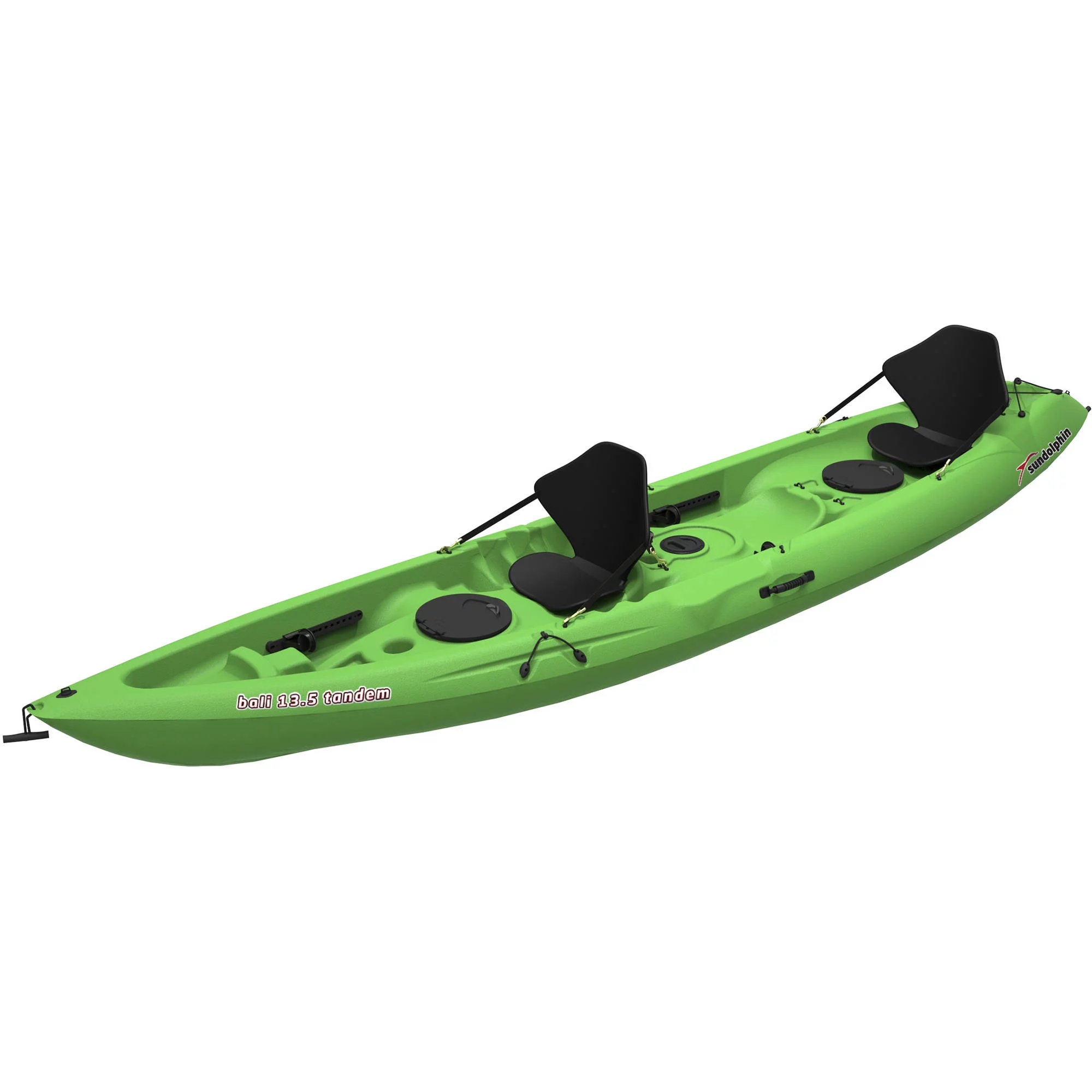 Sun Dolphin Bali 13.5 Recreational Sit On Tandem Kayak, Lime