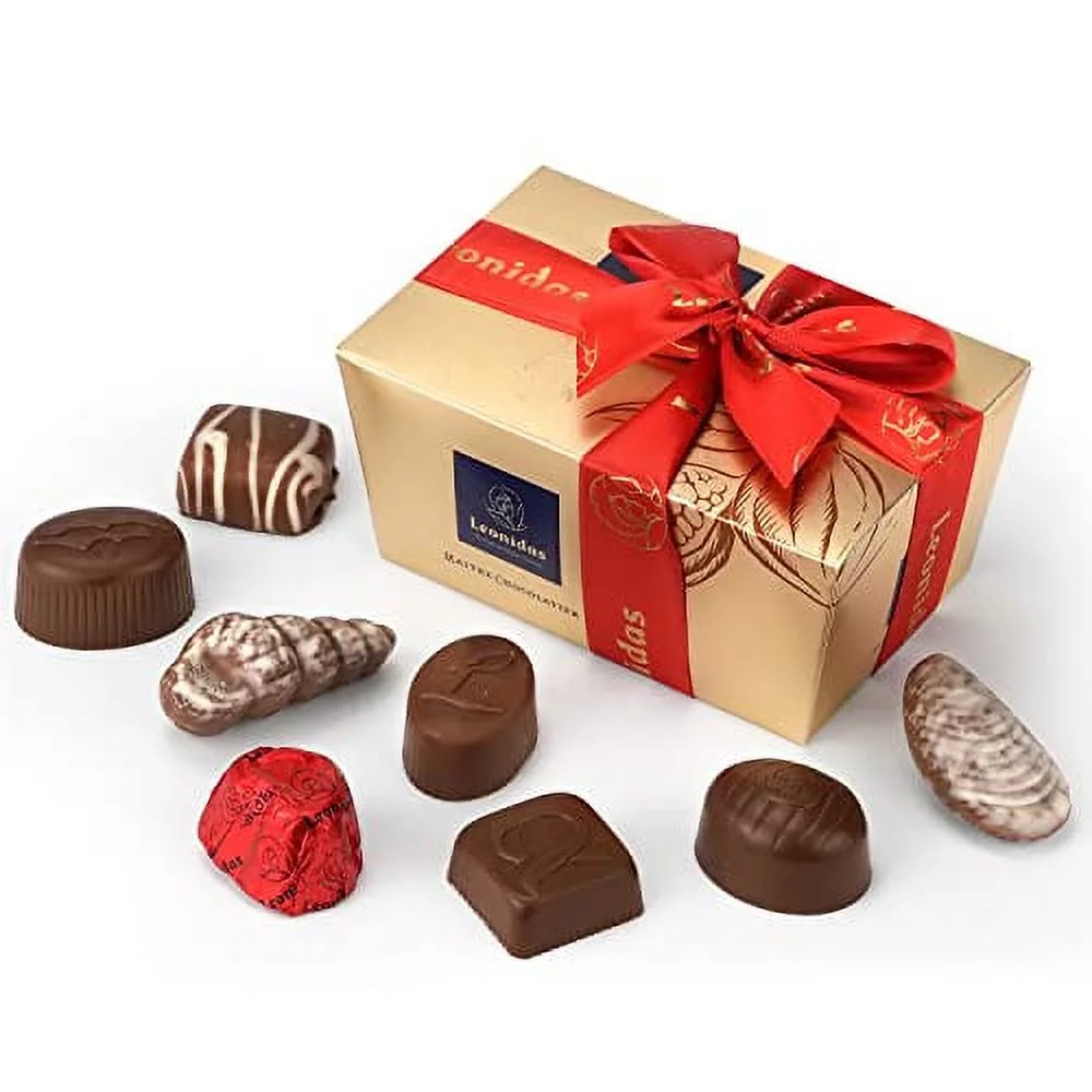 Leonidas Milk Belgian Chocolate Assortment In Ballotin Gift Box – 1 LB / 453 G