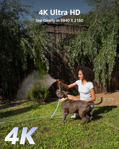 ANNKE 16CH 4K Wireless Security Camera System, Expandable 4K NVR with 4 X 8MP Outdoor Cameras, 2TB HDD, Dual-Band WiFi, Two-Way Talk, Human Detected, 24/7 All-Day Recording, IP66 Weatherproof, Alexa