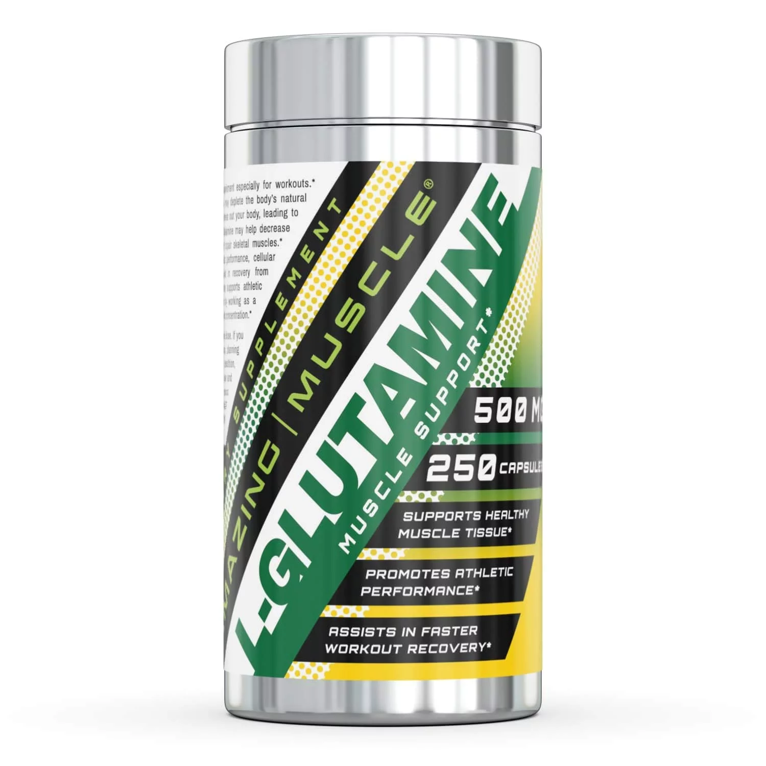 Amazing Muscle - L-Glutamine 500 Mg - 250 Capsules