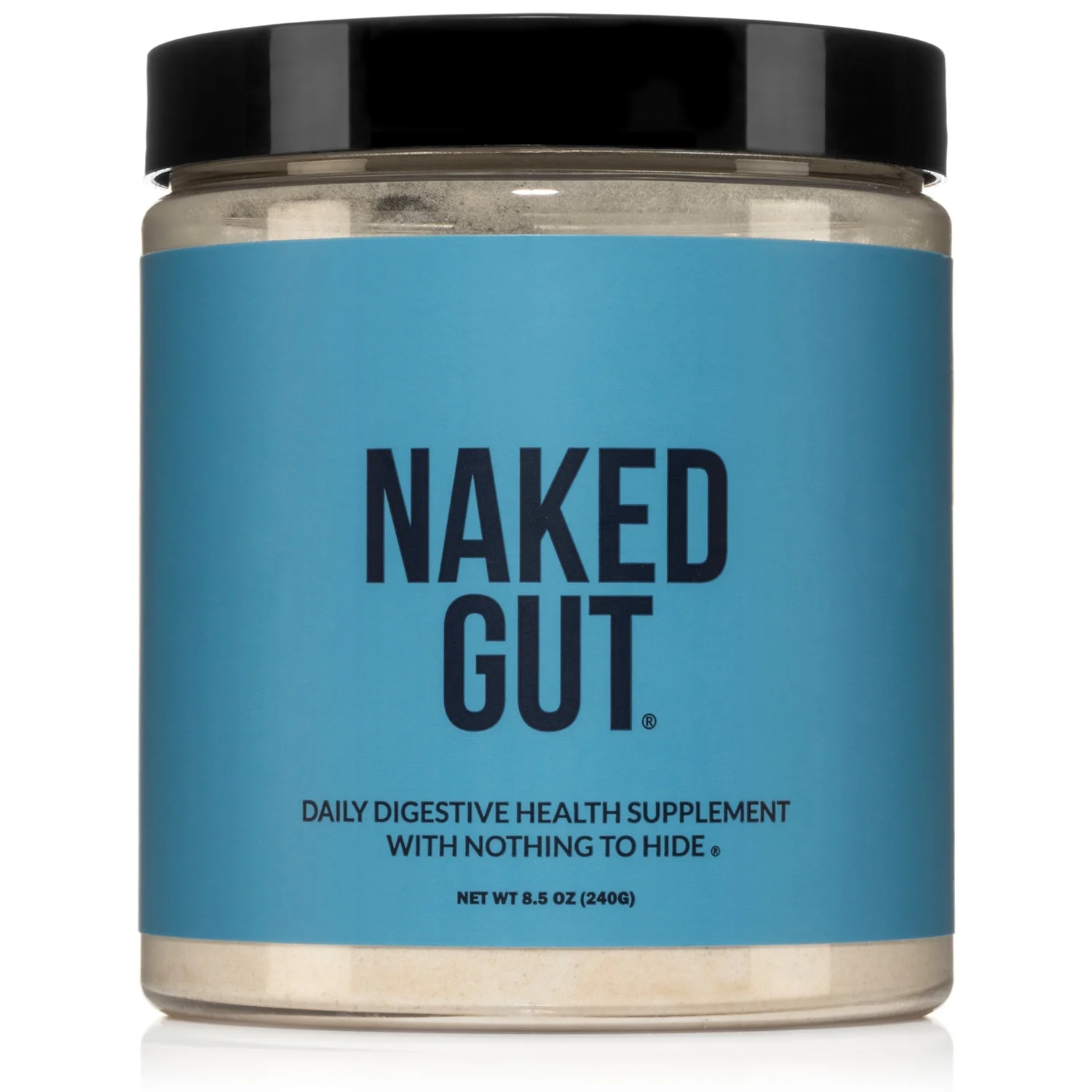 Naked Gut – Daily Gut Health Supplement – Natural Gut Health Powder for Gut Cleanse, Digestive Support, Certified Gluten-Free, Vegan and Hypoallergenic – 40 Servings