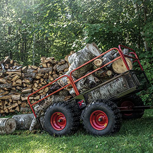 YUTRAX® HC1750 Trailer, Heavy-Duty Trailer, 1750 lb. Load Capacity, Heavy-Duty Steel Construction, Haul 28 Cub Feet, Minimal Assembly, Large Flotation Tires