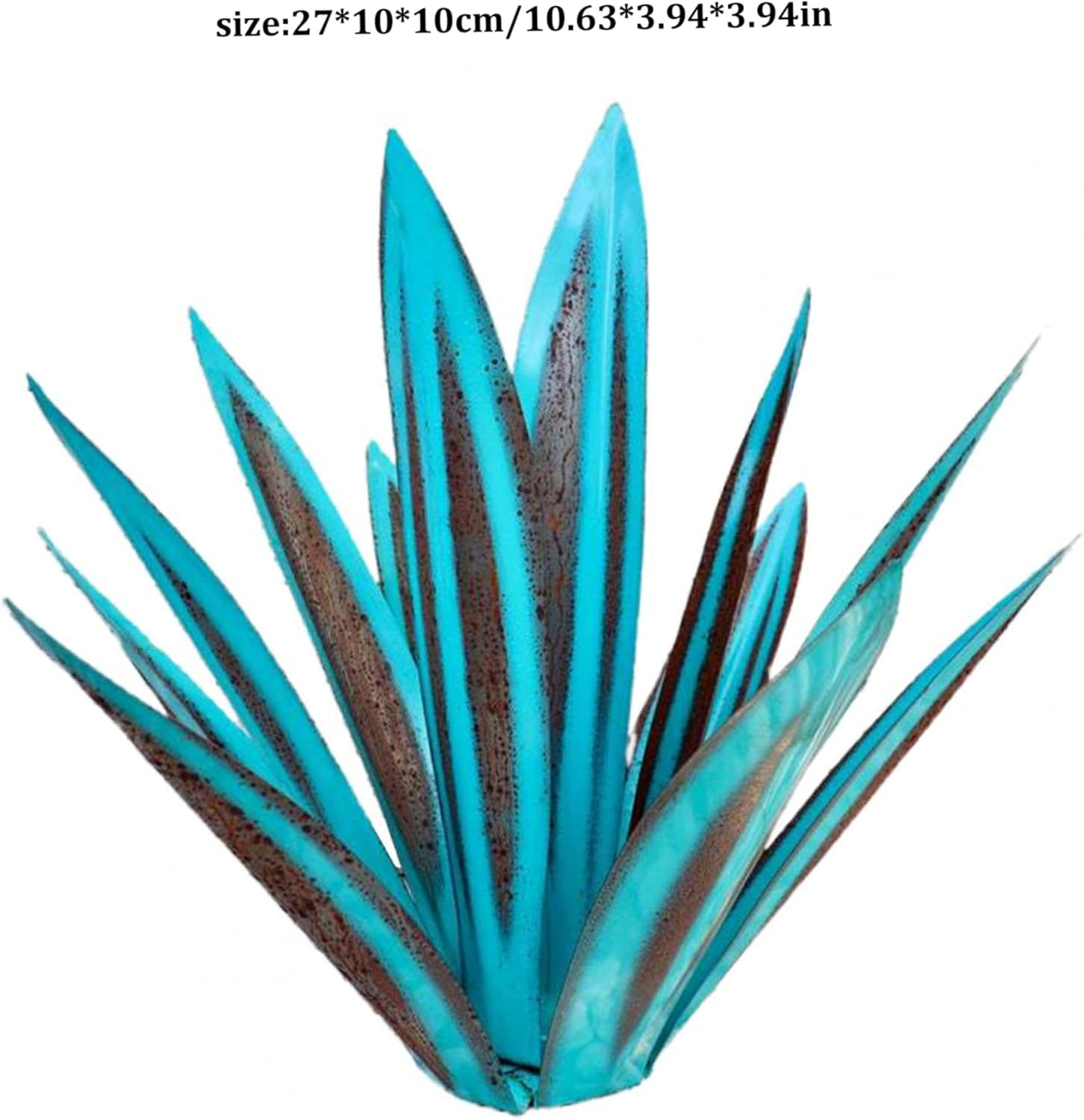 Metal Art Tequila, Agave Tequila Plant Rustic Sculpture 10.6 inches Garden Metal Art Tequila Statue Home Decor for Yard Outdoor Patio, Tequila Gift