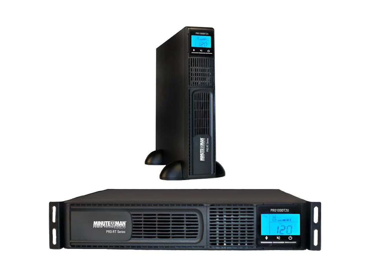 Minuteman PRO-RT PRO1000RT2U 1000VA Tower/Rack/Wall Mountable UPS - 700W