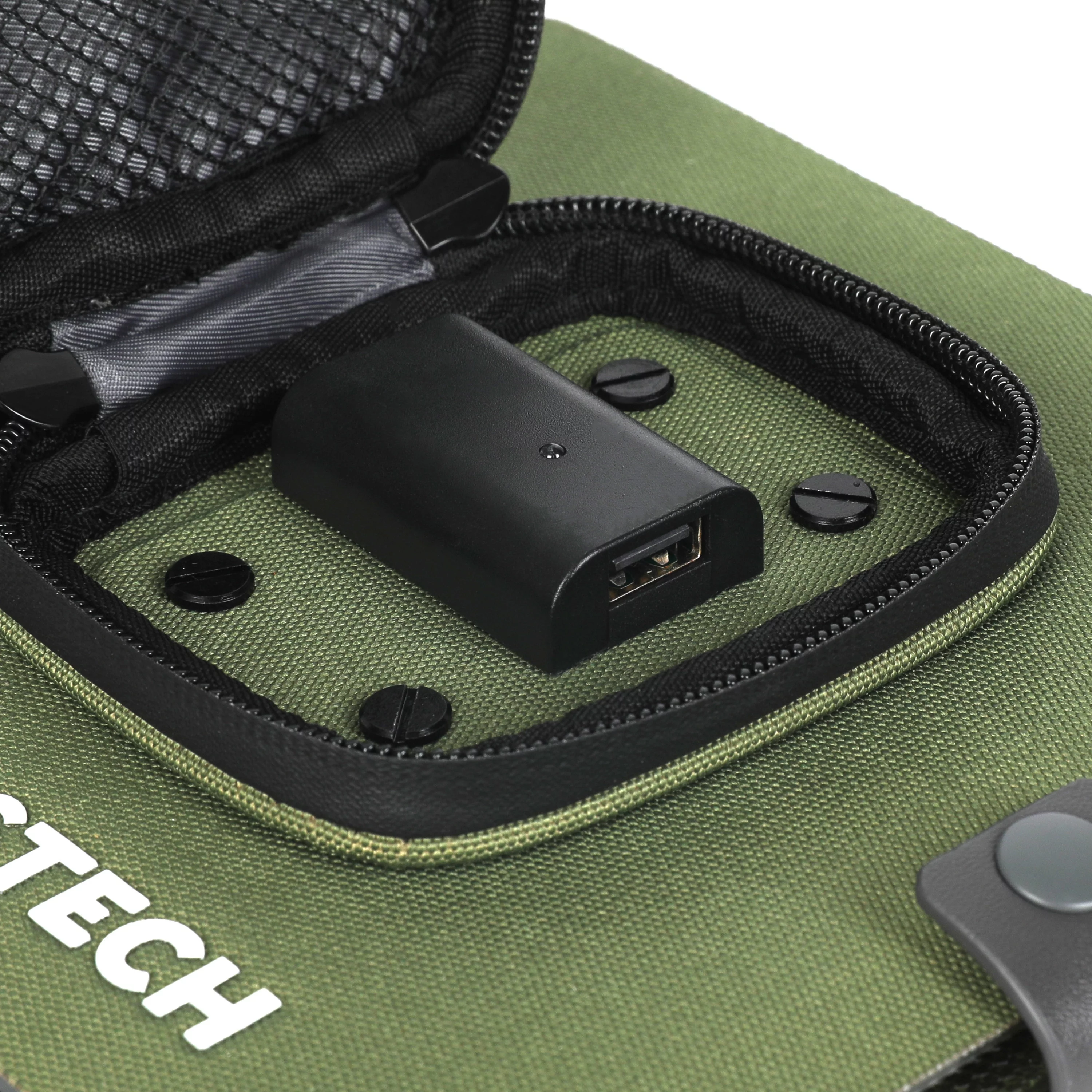 Swiss Tech 10W Foldable Solar Panel, USB-A and USB-C, Phone Charger, Waterproof, Emergency, Solar Panel Only