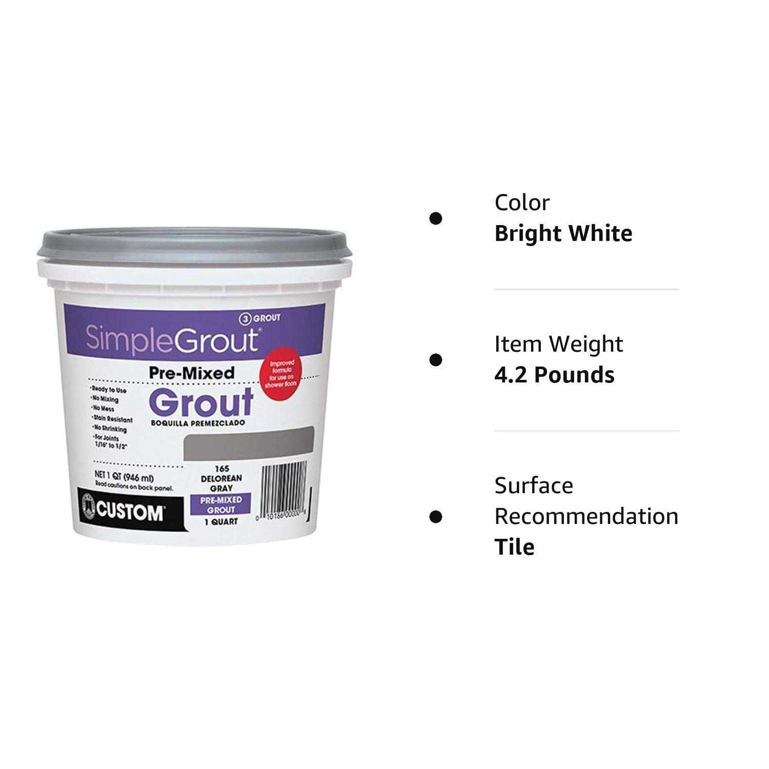 Custom PMG381QT SimpleGrout Pre-Mixed Grout