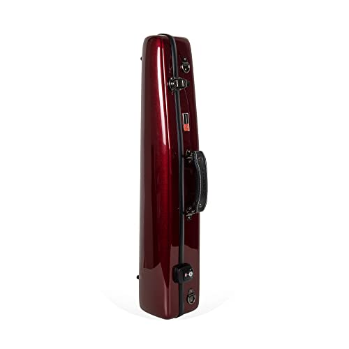 Crossrock Fiberglass Alto Saxophone Case - Includes Accessory Pocket, Removable Shoulder Straps, TSA Lock - Space Gray (CRF1020ASSG)