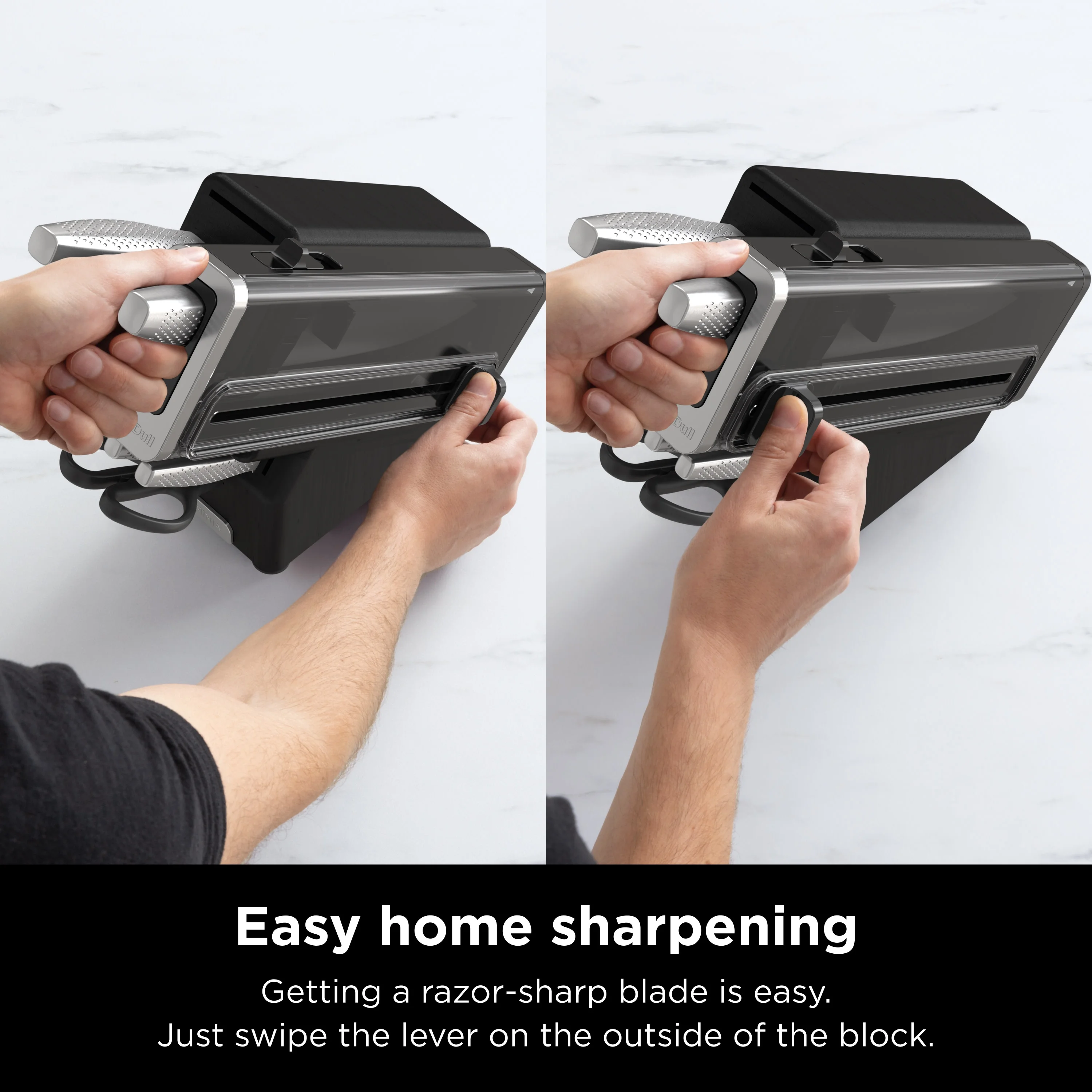 Ninja NeverDull Essential 12-Piece Stainless Steel Knife System with Built-in Sharpener, K22012