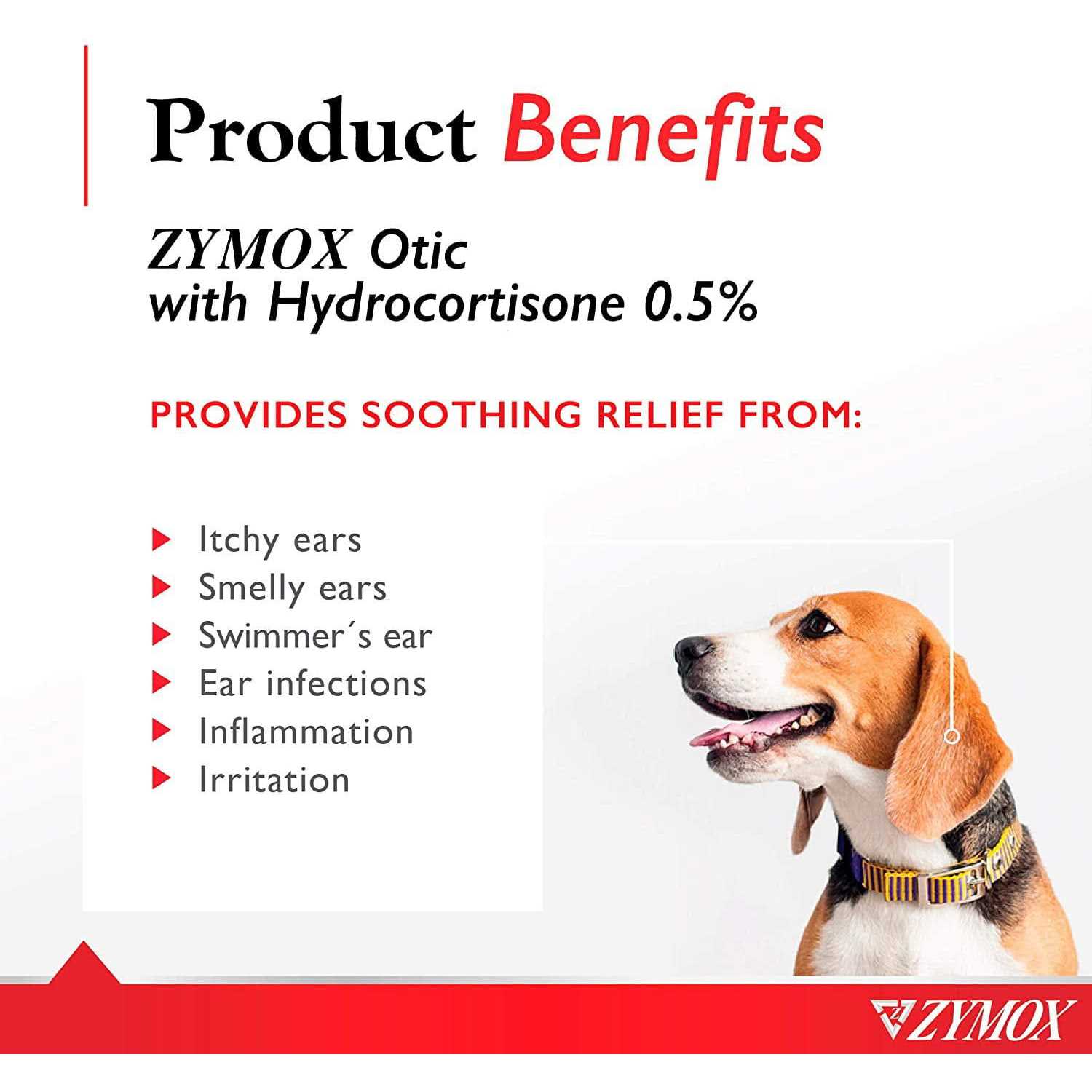 Zymox Ear Solution with Hydrocortisone - Pet Supplies online store