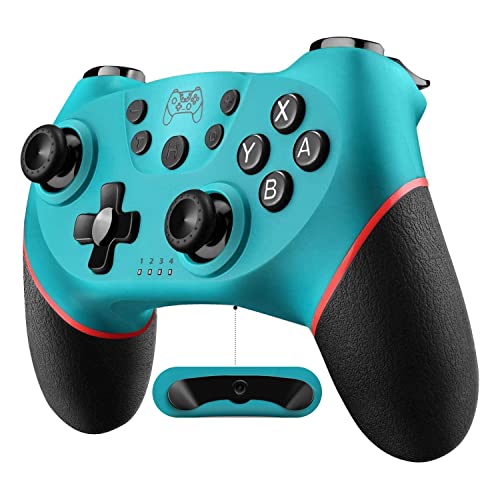 Upgraded Wireless Controller for Switch/Lite/OLED/Switch 2 Pro Controller for Switch Remote Joystick Gamepad Supports Wake up, Gyro Axis, Turbo, Dual Vibration and Screenshot Function