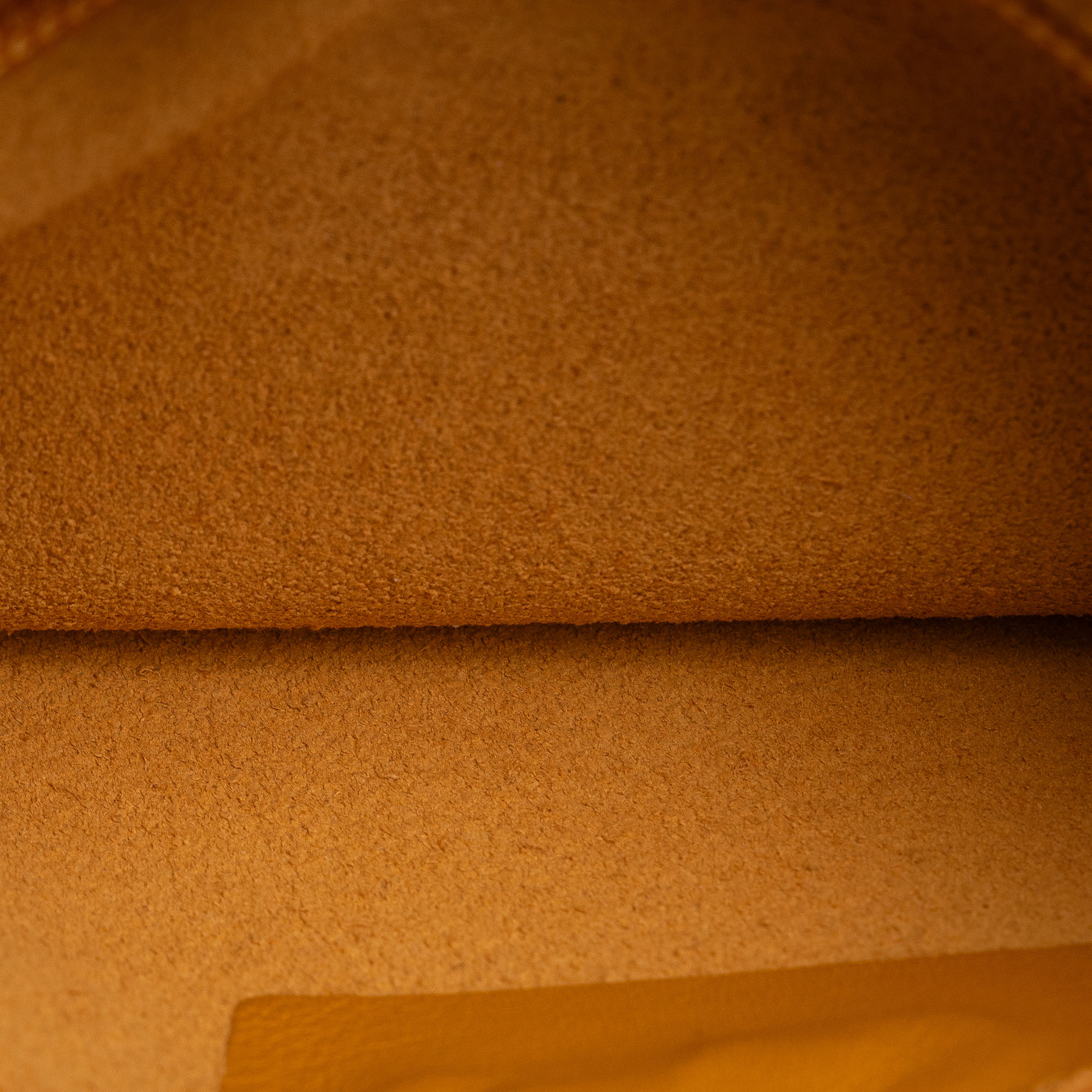 Pre-Owned Authenticated Loewe Handbag Calf Leather Yellow Top HandleBag Unisex (Good)