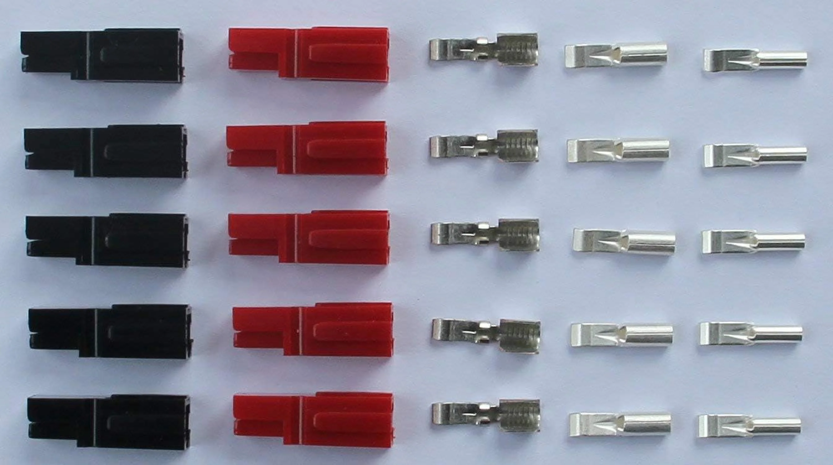 IEUYO 60 PCS 15/30/45 Amp Power Connectors Assortment Kit, Quick Disconnect Terminals Connectors, Battery Connector Modular Power Connector Kit Come Unassembled in Box, AWG10-20