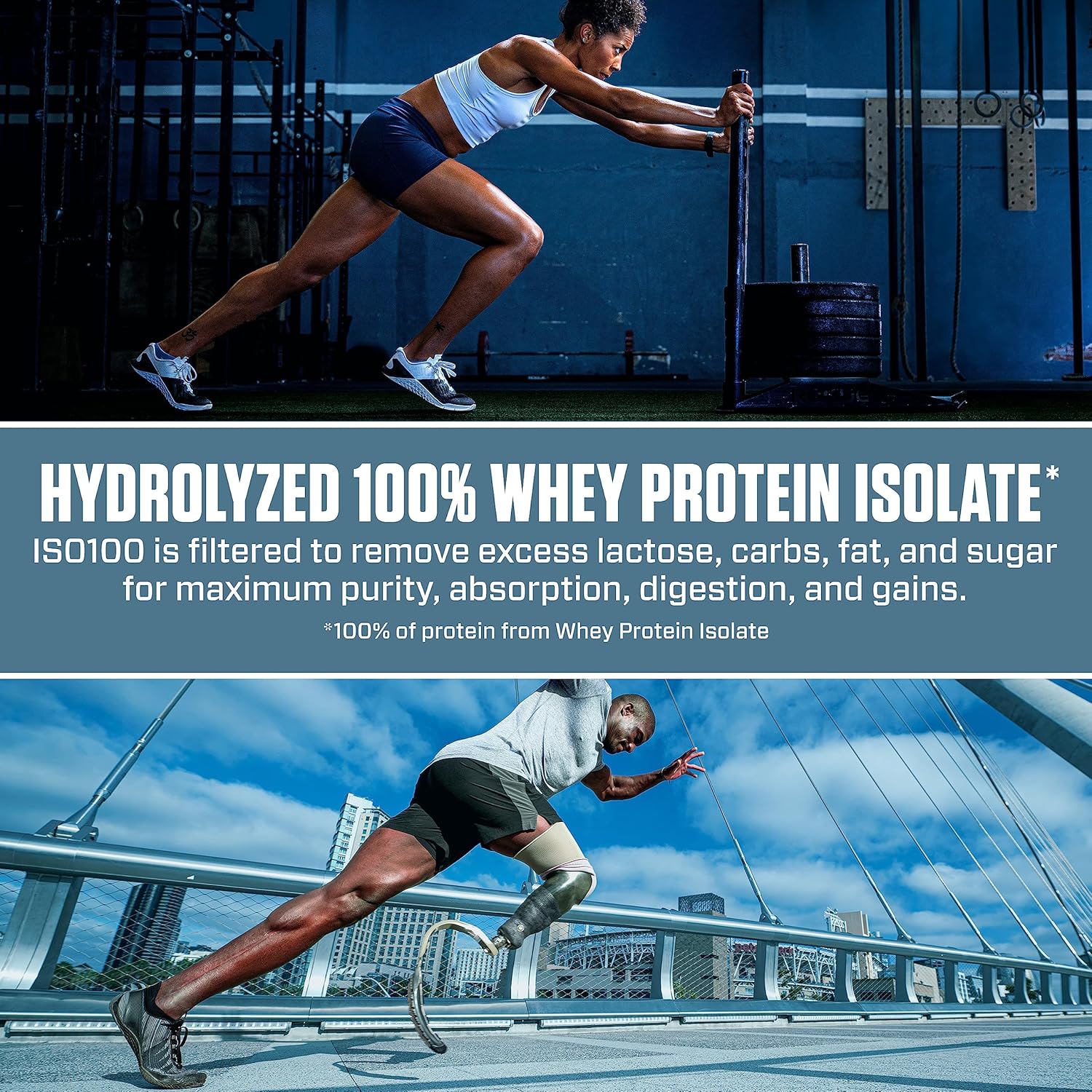 Dymatize ISO100 Whey Protein Powder with 25g of Hydrolyzed 100% Whey Isolate, Gluten Free, Fast Digesting, Chocolate Peanut Butter, 20 servings