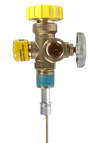 100 lb. - 200 lb. Propane POL Multi Service Valve 11.6 Dip Tube