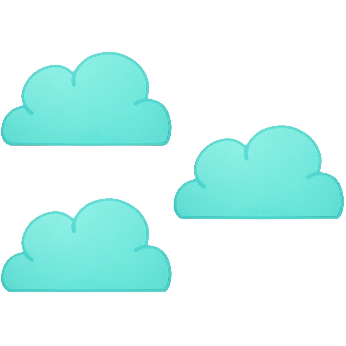 Set of 3 Puppy Dogs Silicone Pet Placemat Food Dining Child