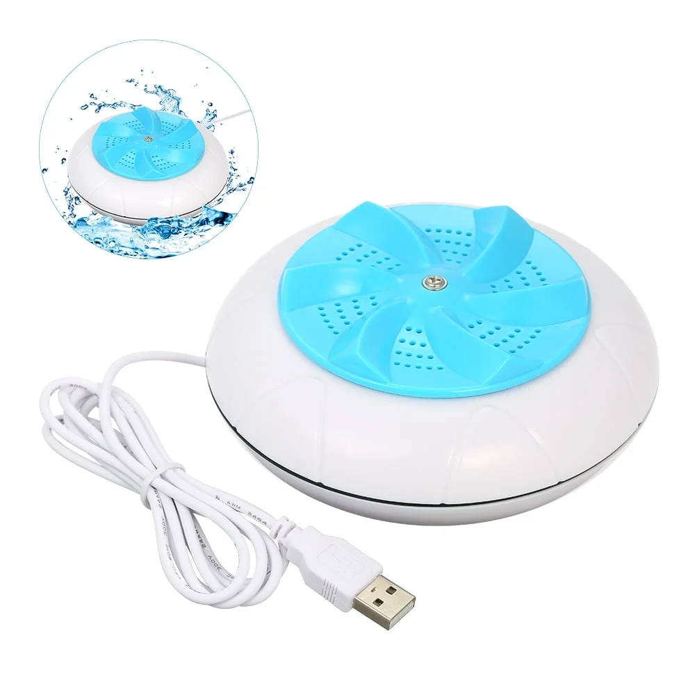Anself Washing Machine Portable 1kg Laundry Rotating Washer for Travel, Home, and Business Trip