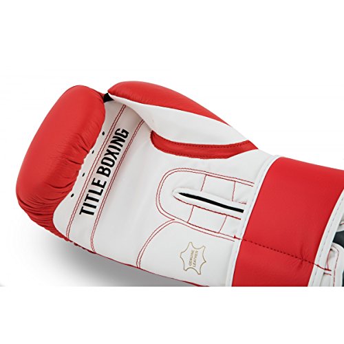 TITLE Boxing Pro Style Leather Training Gloves 3.0 - Boxing Gloves, Boxing Training Gloves, MMA Gloves, Oz Training Gloves, Kickboxing Gloves, Punching Bag Gloves, Sparring Gloves