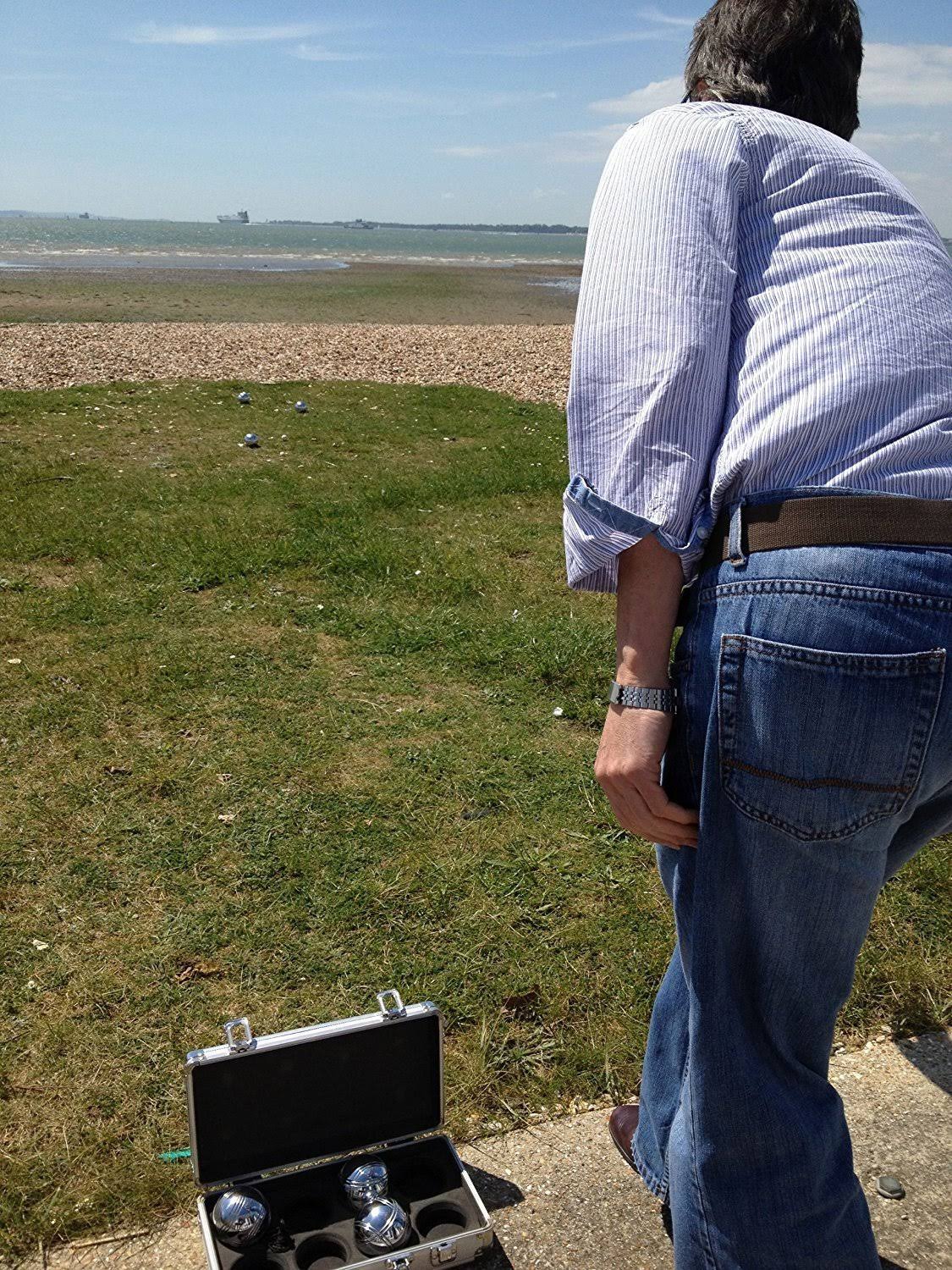 Garden Games Set of 8 Boule (petanque) in Metal Case