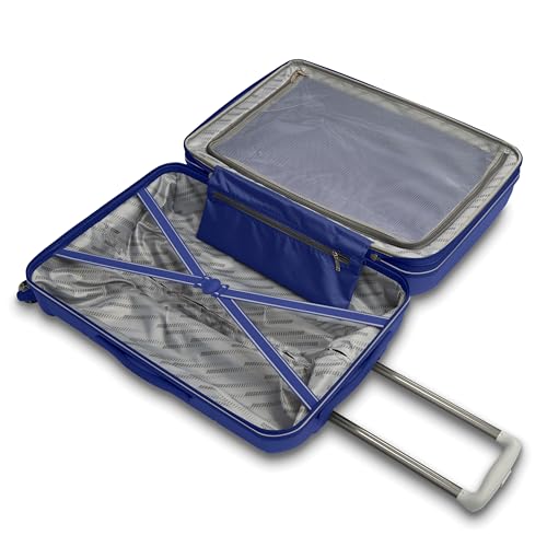 American Tourister Stratum 2.0 Expandable Hardside Luggage with Spinner Wheels, Purple Haze, Carry-on