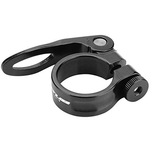 Seatpost Clamp, Quick Release Bike Seat Clamp, Bike Seat Post Locking Clamp, 31.8mm Aluminium Alloy Locking Clamp, Mountain Bike Seat Clamp(Black)