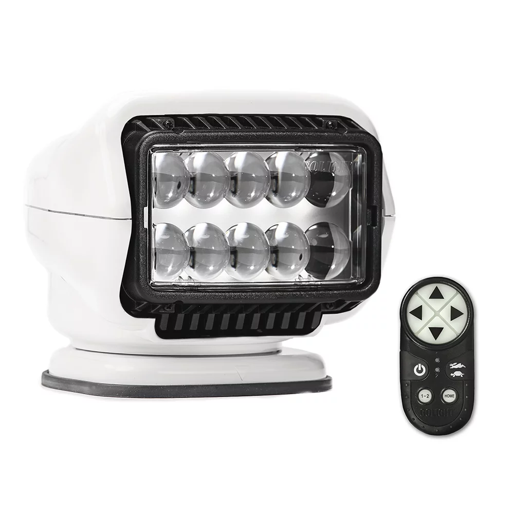 Golight 30004ST Stryker ST Permanent Mount LED Spotlight w/Remote - White - 30004ST