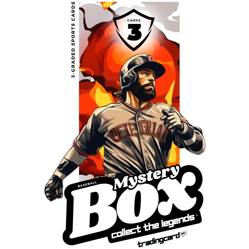 Graded Baseball Cards Collect The Legends® Mystery Box Edition by TradingCard360® | Gem-Mint 10 Guaranteed for Baseball Fans