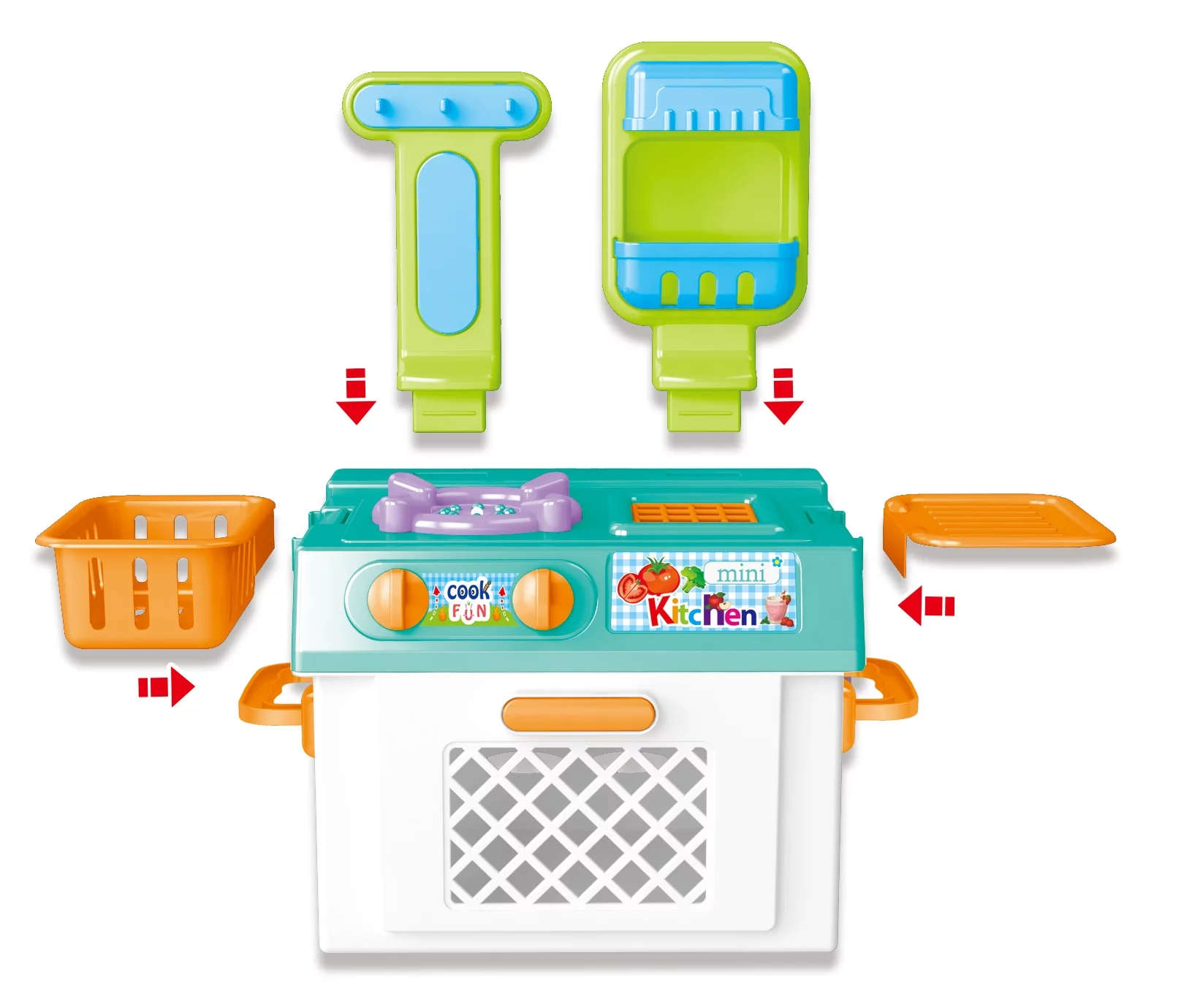 Mini Kitchen Playset With Sound And Color Changing Lights For Realistic Cooking PSXG6 PSXG6 Toy