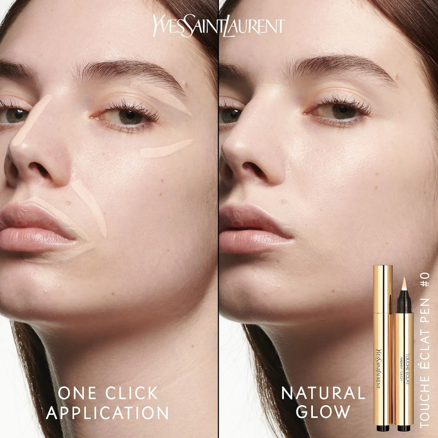 Yves Saint Laurent Touche Éclat All-Over Brightening Concealer Pen - 0 Luminous Milk - very fair, neutral undertone - 0.08 oz/2.5 mL