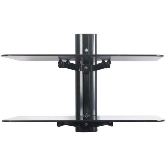 ES250B-E AV Wall Shelves 2 Shelves, Black