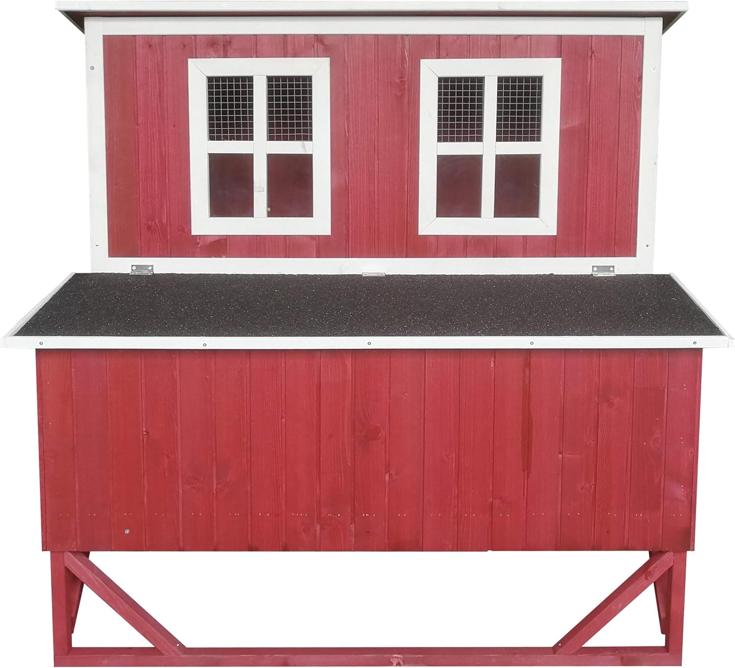 Large Wood Backyard Chicken Coop Hen House 4-8 Chickens w 4 nesting box New