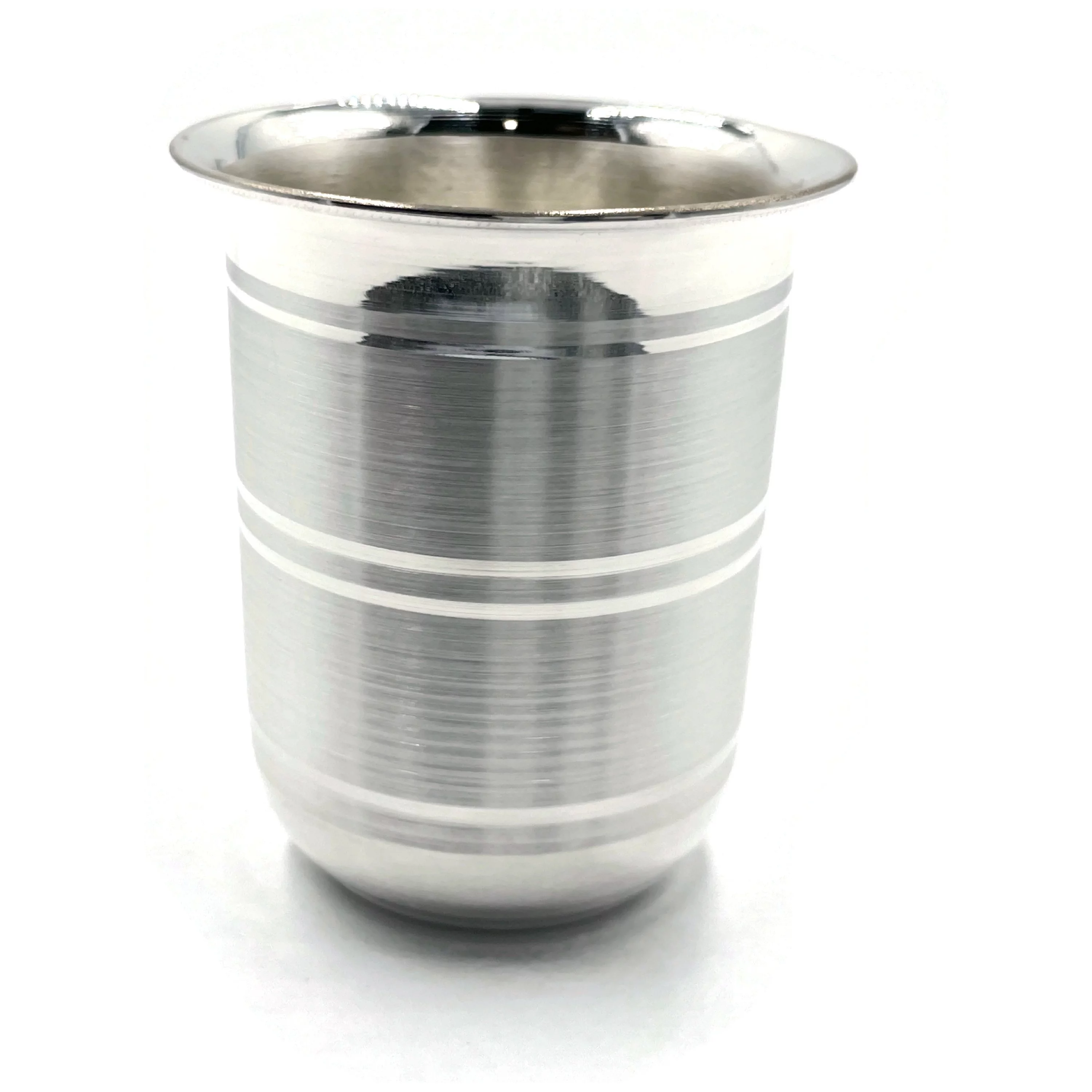 999 Pure Silver Glass - Style#01 no Glass Height & Weight: Glass 3.0 inch- 40 grams