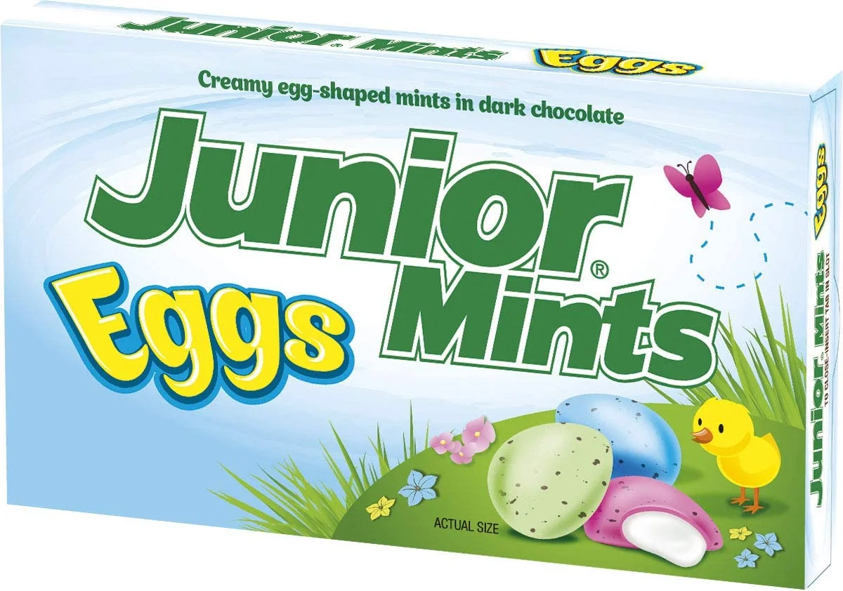 Junior Mints Easter Eggs Theater Box, 3.5 Ounce Pack- 12 Count Case