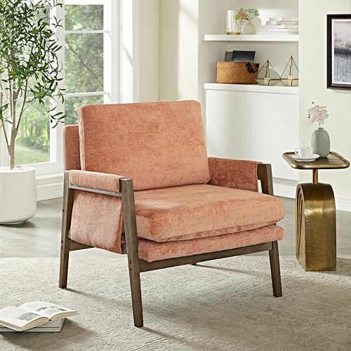 Roundhill Furniture Kelly Mid-Century Modern Accent Armchair, Green