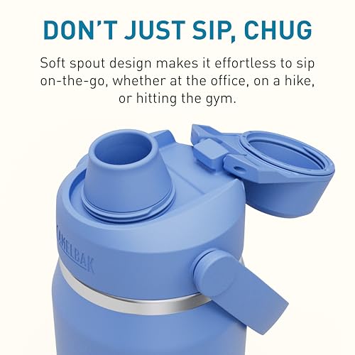 CamelBak Thrive Chug Insulated Stainless Steel Water Bottle Sky Blue, 32oz