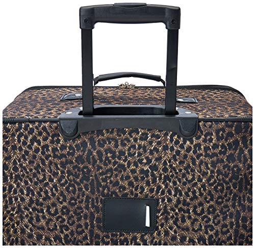 Rockland Jungle Softside Upright Luggage Set, Expandable, Owl, 4-Piece (14/29/24/28)