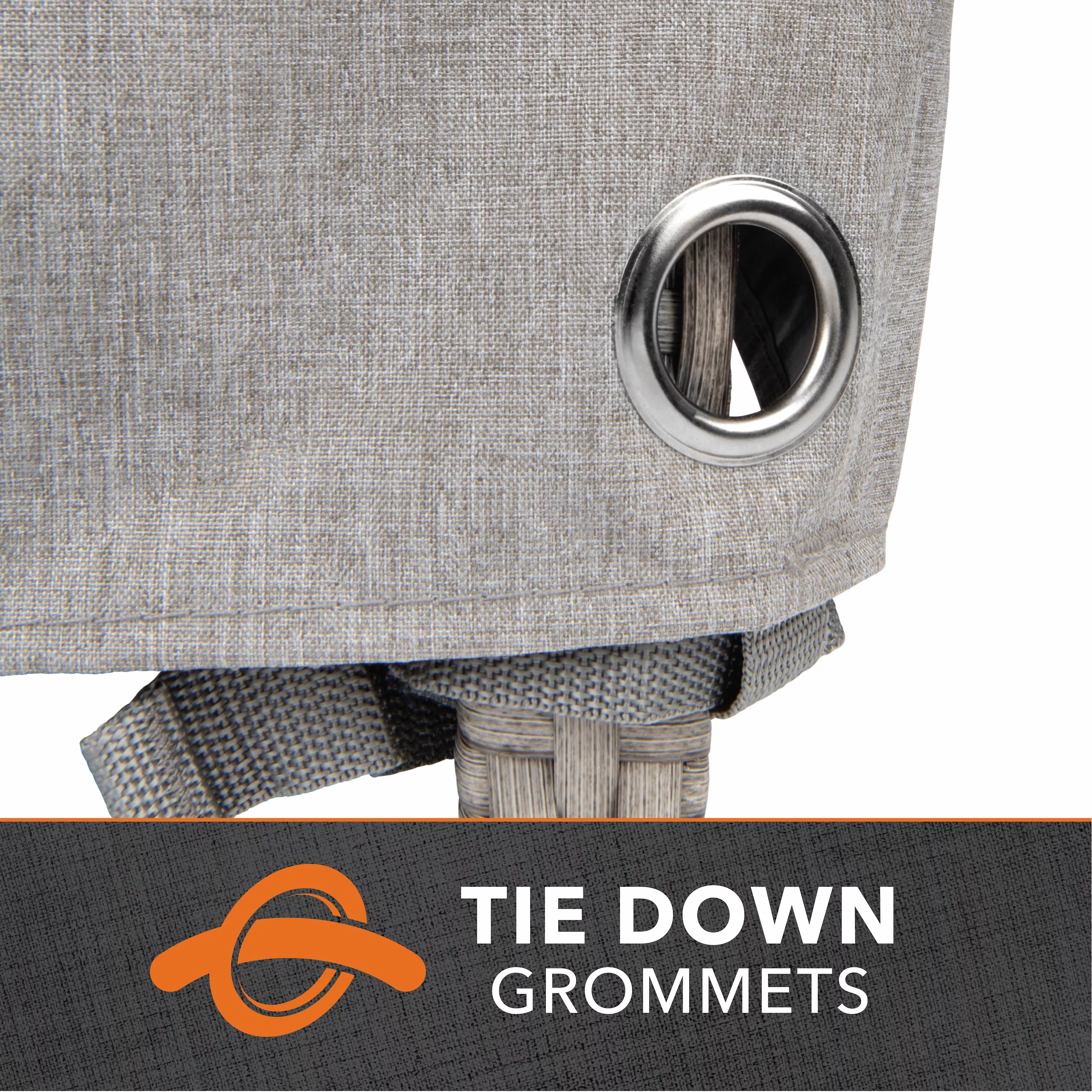 Modern Leisure Garrison Patio Loveseat Cover, Waterproof, Small, 55