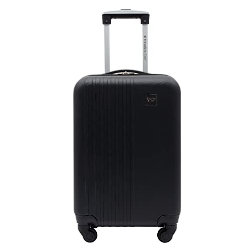 Travelers Club Cosmo Hardside Spinner Luggage, Navy Blue, Carry-On 20-Inch