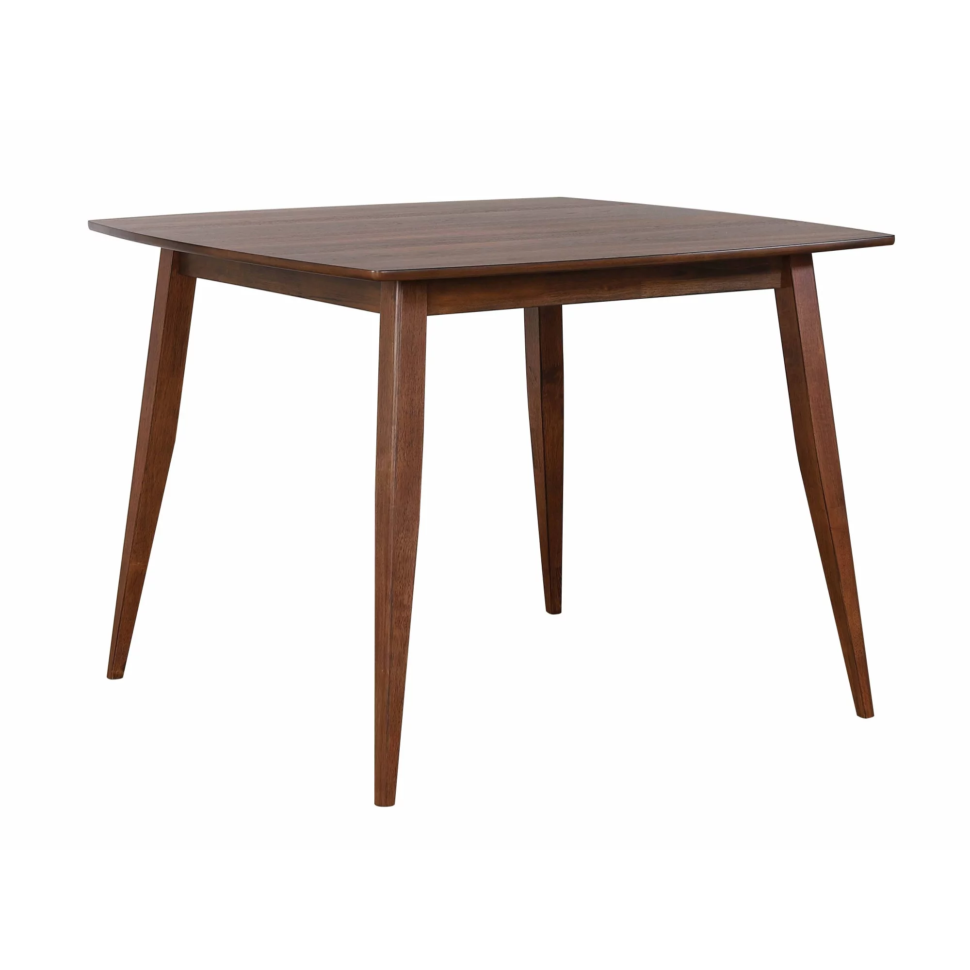 Mid Century 48 in. Square Danish Walnut Wood Dining Table (Seats 6)