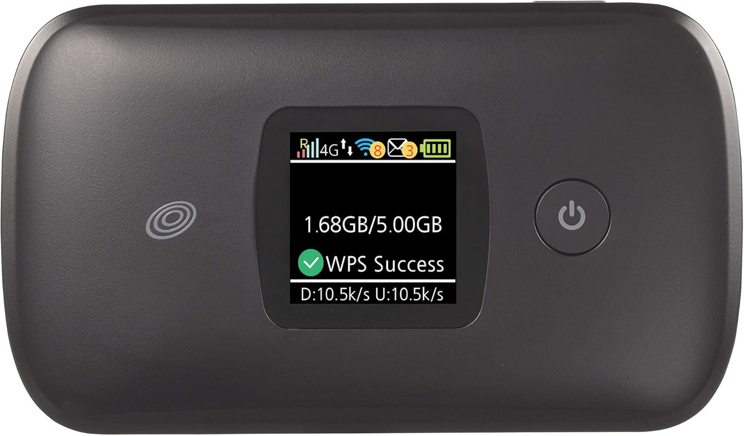 Simple Mobile Moxee 4G LTE Prepaid Mobile Hotspot (Locked) - Black - 256MB - Sim Card Included - 4G LTE (SMKOK779HSDGP5)