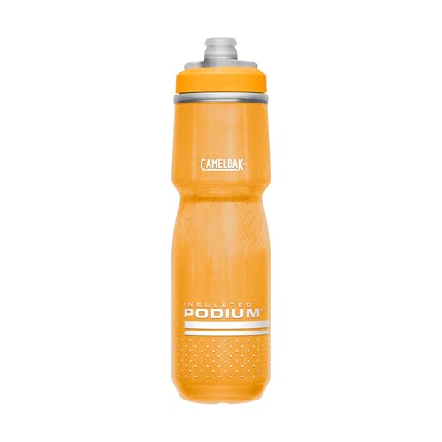 CamelBak Podium Chill Bike Insulated Squeeze Water Bottle Navy Stripe, 24oz
