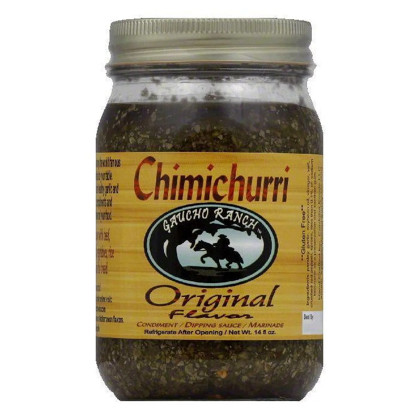 Gaucho Ranch Original Flavor Chimichurri, 12.5 Oz (Pack of 6)
