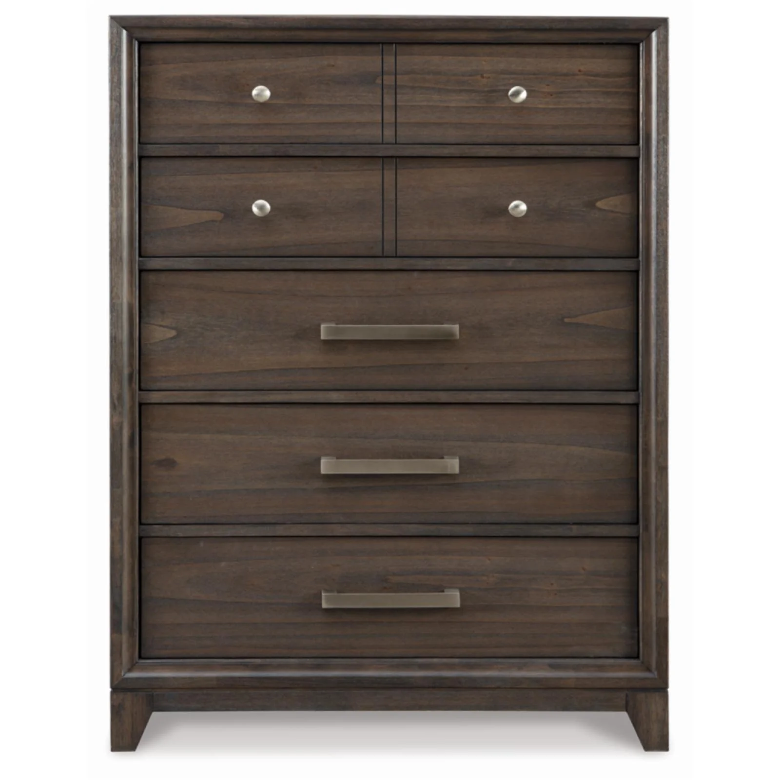 Signature Design by Ashley Brueban 5 Drawer Chest in Gray