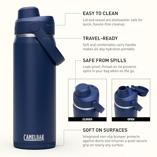 CamelBak Thrive Chug Insulated Stainless Steel Water Bottle Sky Blue, 32oz