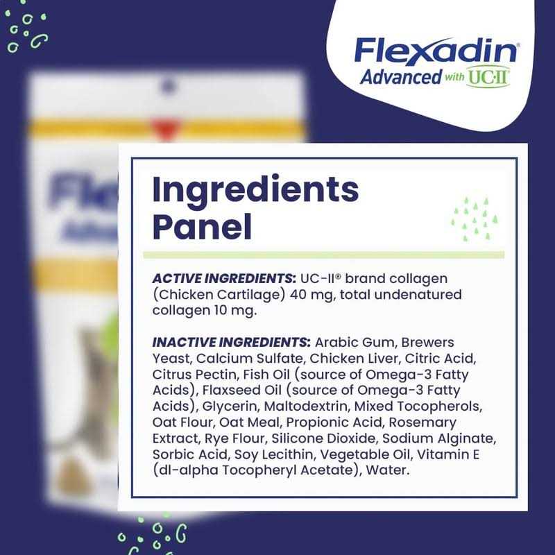 Flexadin Advanced Chews with UC-II for Dogs & Cats - Pet Supplies online store