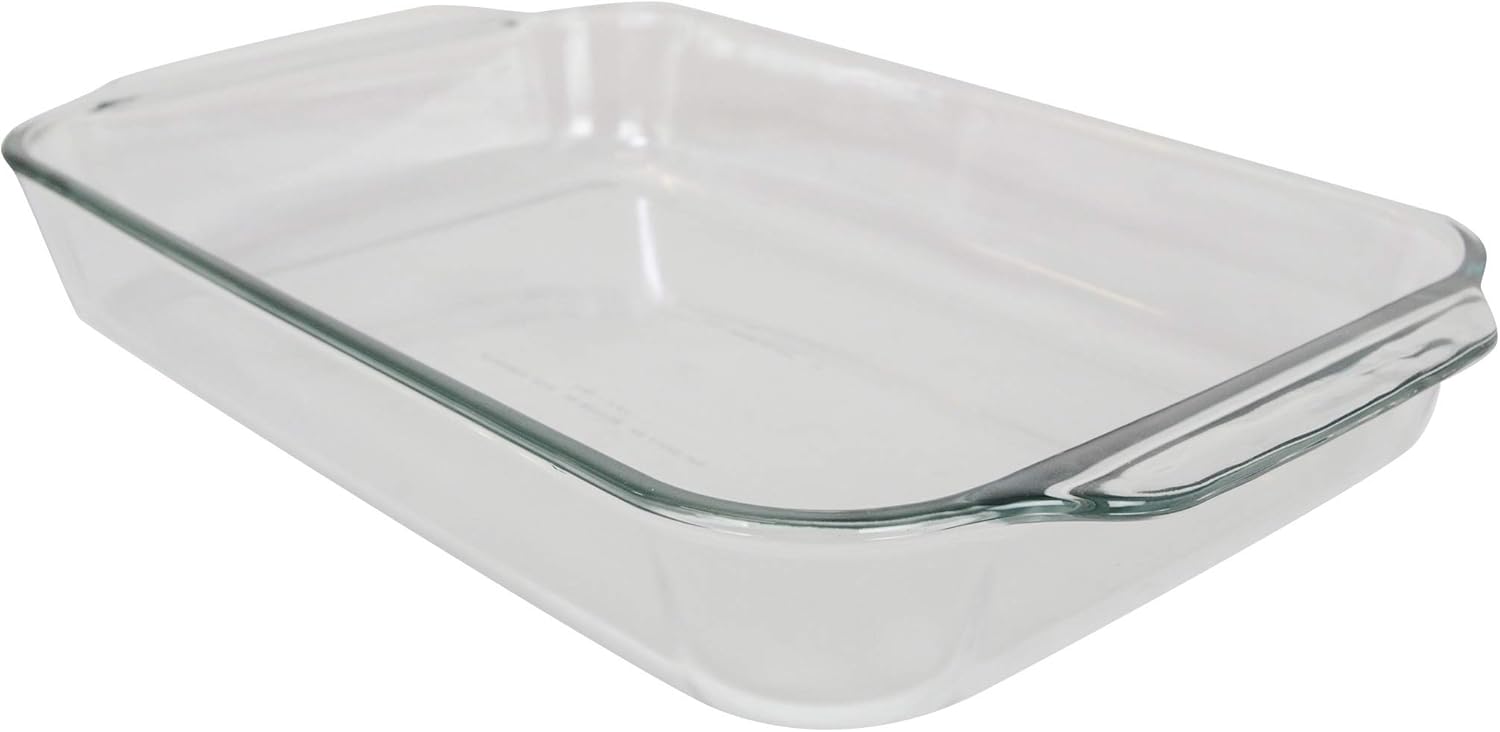 Pyrex (2) 233 3qt & (2) 222 2qt Glass Baking Dish Combo