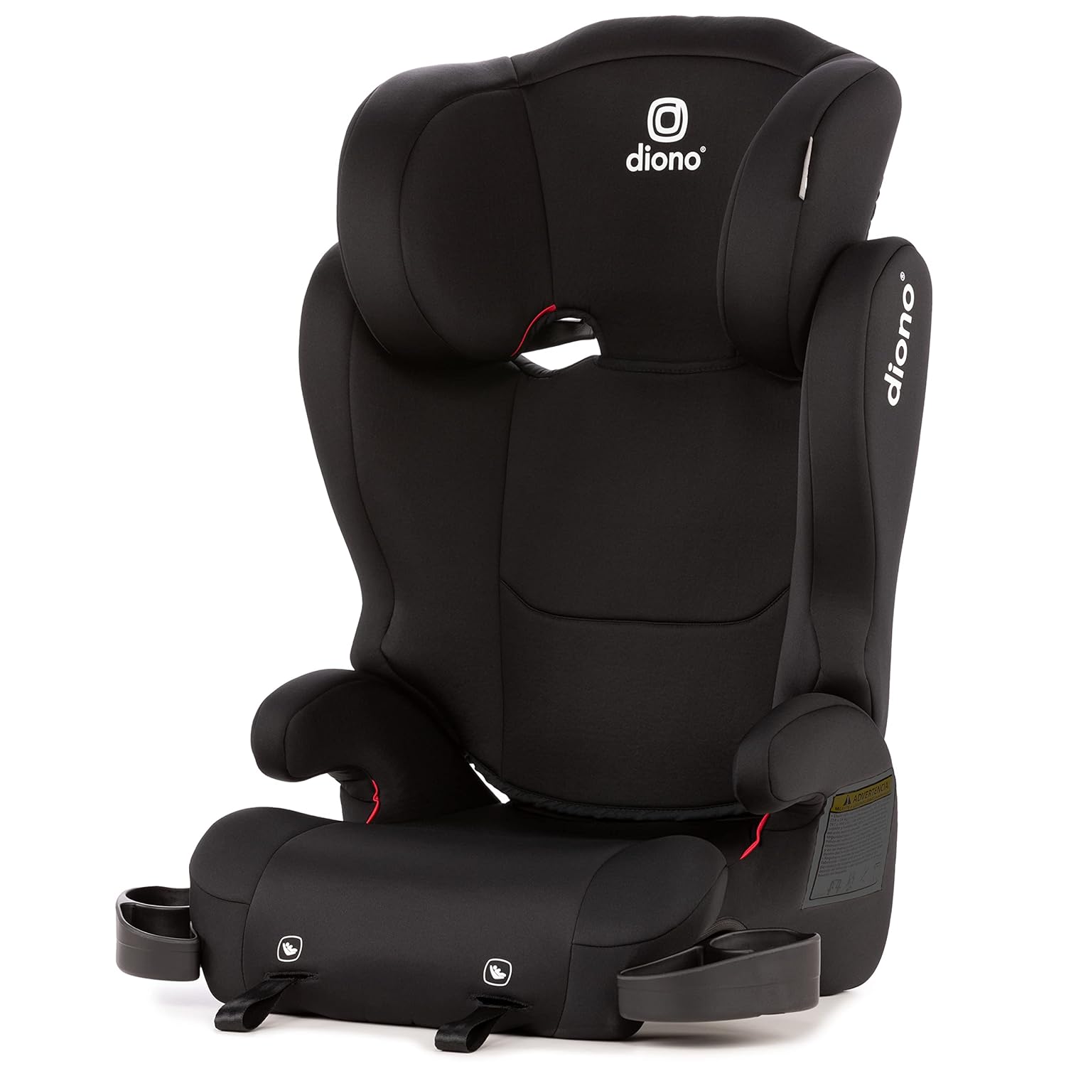Diono Cambria 2 XL 2022 & Solana, No Latch, Pack of 2 Backless Booster Car Seats, Lightweight, Machine Washable Covers, Cup Holders, Black