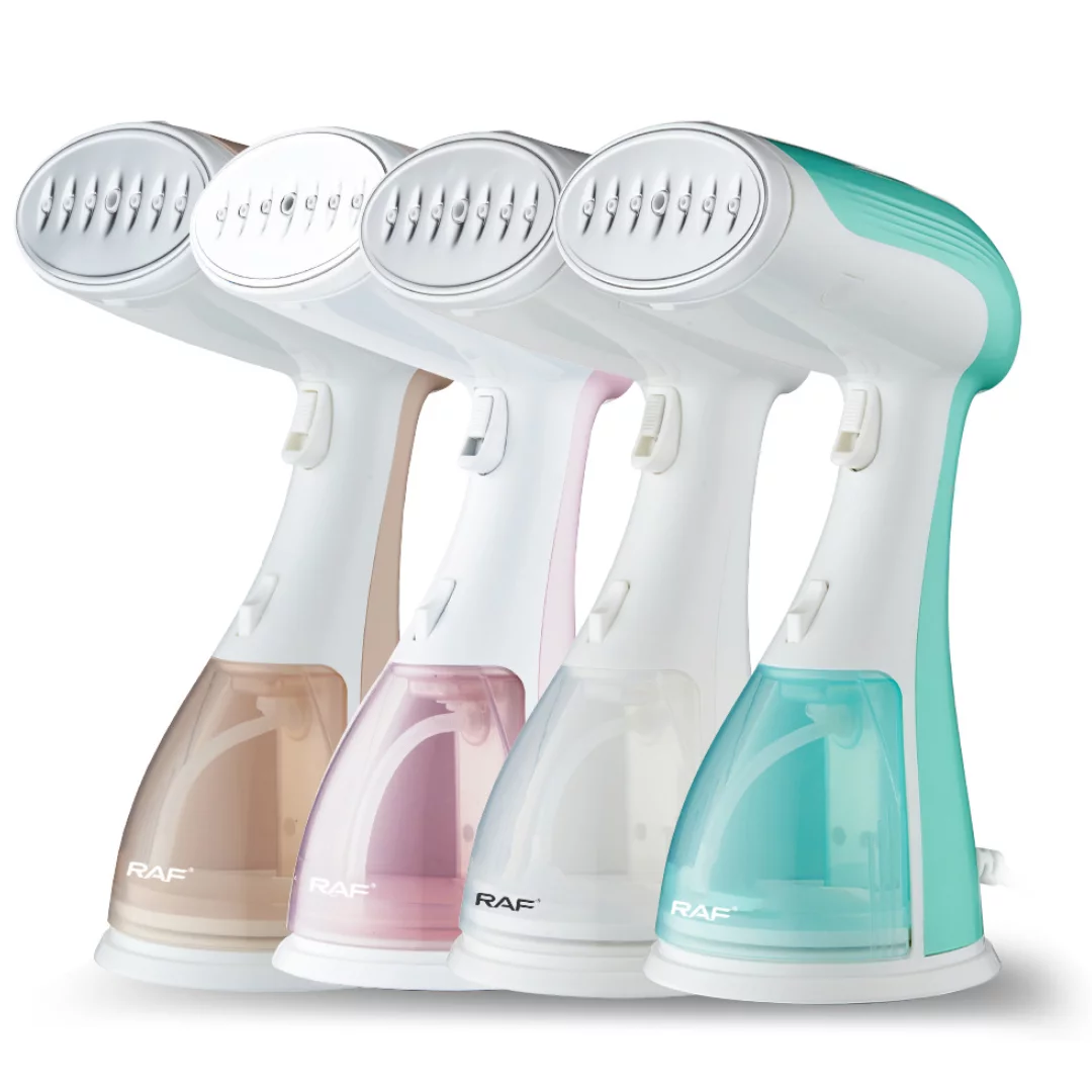 Steamer for Clothes, Portable Handheld Garment Fabric Wrinkles Remover, 30-Second Fast Heat-up, Auto-Off, Large Detachable Water Tank (pink)