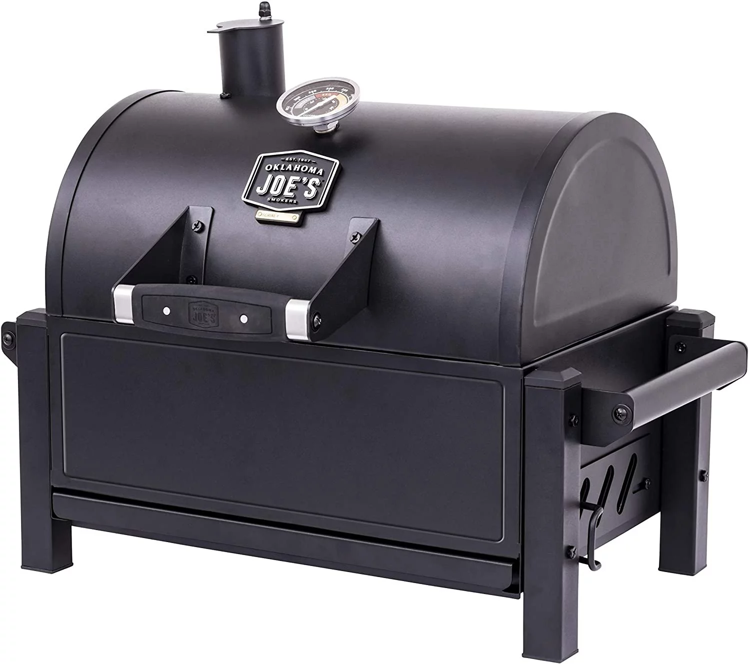 Oklahoma Joe's 19402088 Rambler Portable Charcoal Grill, Black